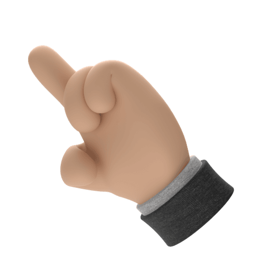 Mano apuntando a cada pequeña acción cuenta